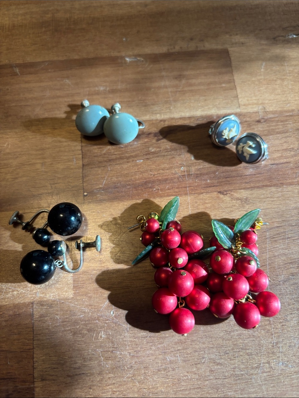 Lot of 4 Vintage Earrings